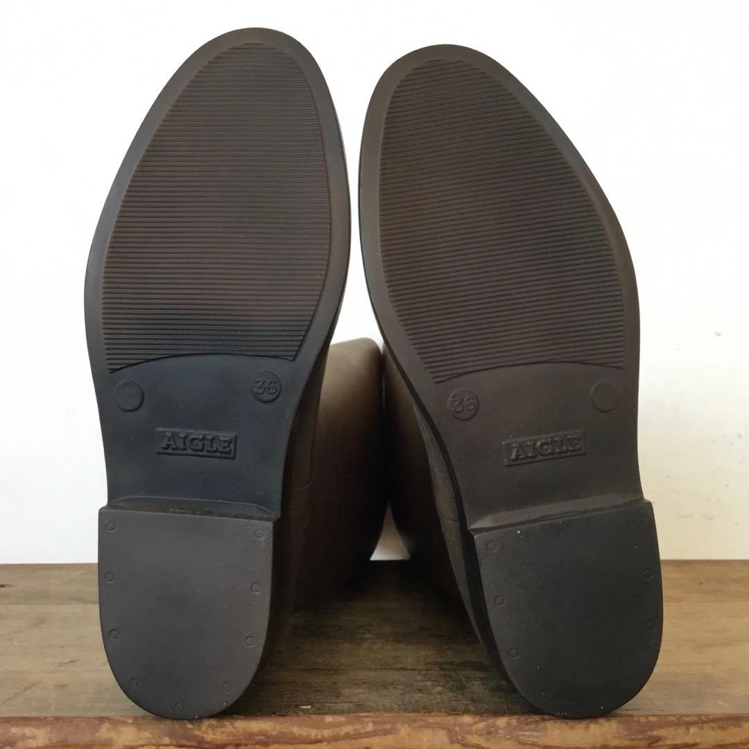 『訳あり』エーグル【新品】36（23ｃｍ）フランス製/デッドストック　ブラウン