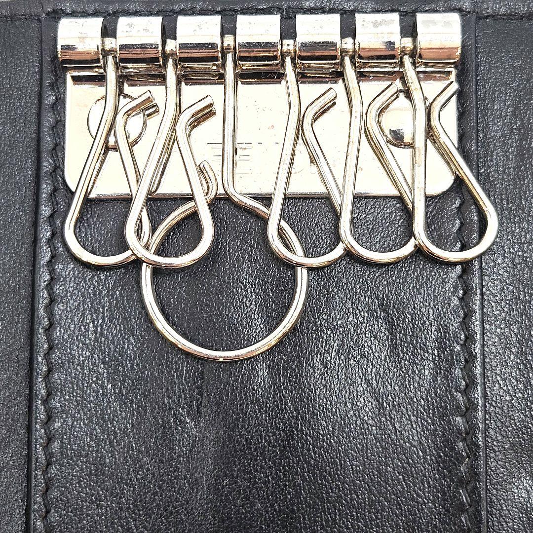 FENDI フェンディ ファブリック キーケース ズッカ柄 黄色 黒