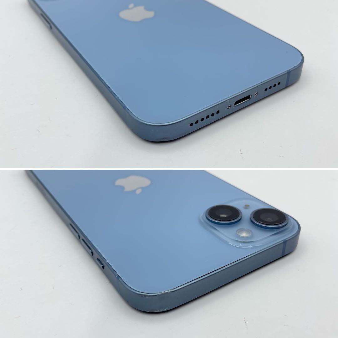 iPhone 14plus 256GB バッテリー100% ブルー SIMフリー