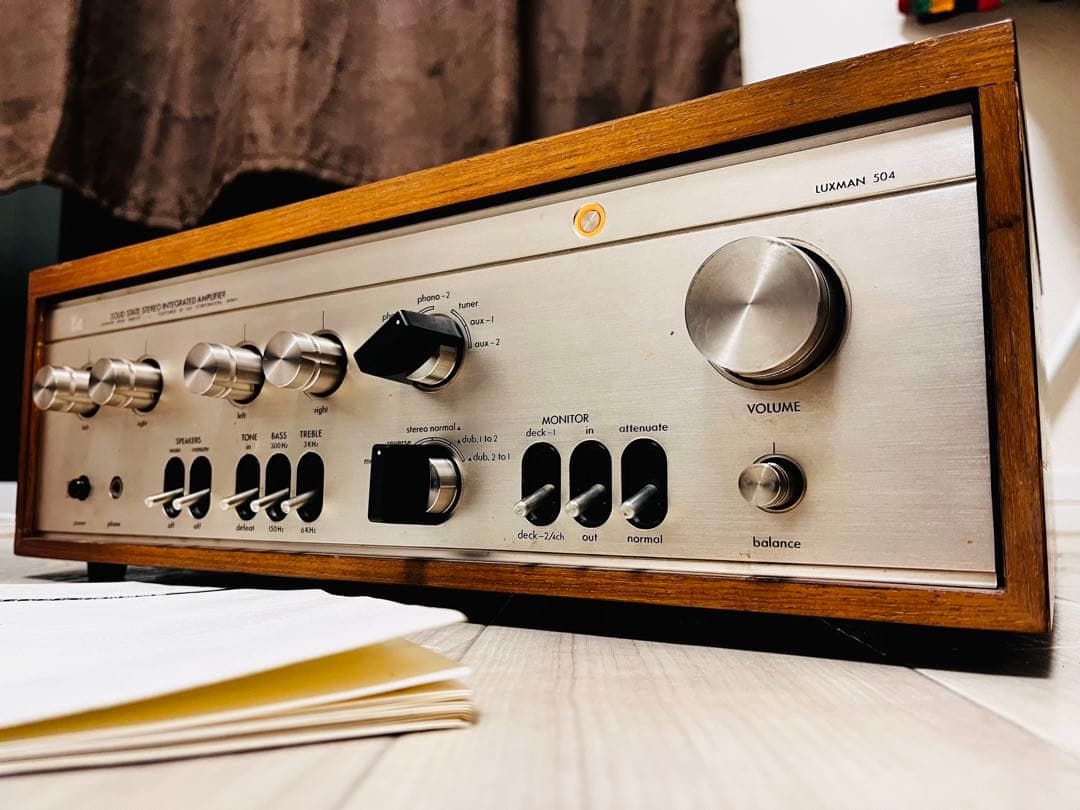 LUXMAN L-504 プリメインアンプ