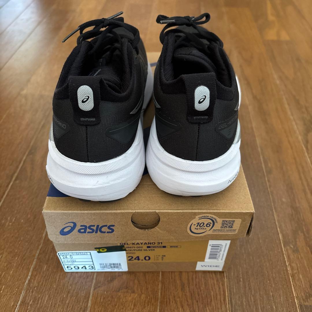 ASICS GEL-KAYANO 31 ブラック 24.0 cm