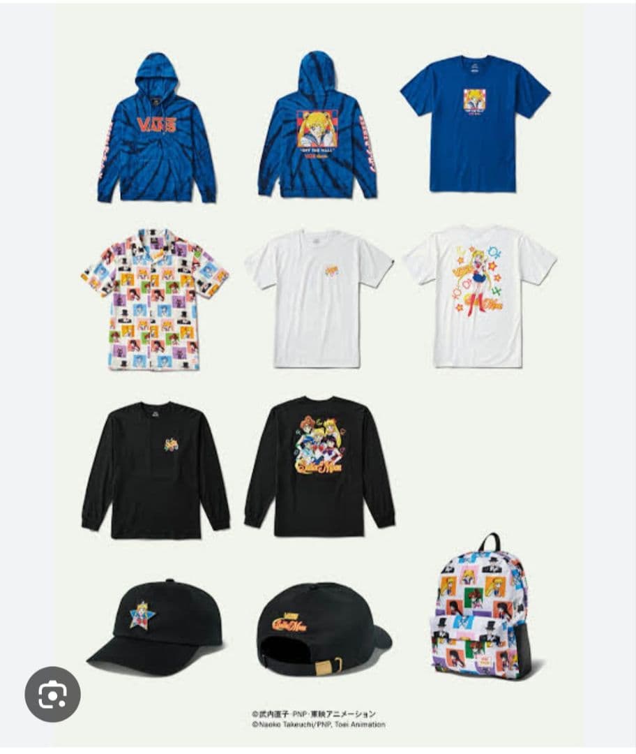 最終価格　セーラームーン　VANS 半袖シャツ Mサイズ