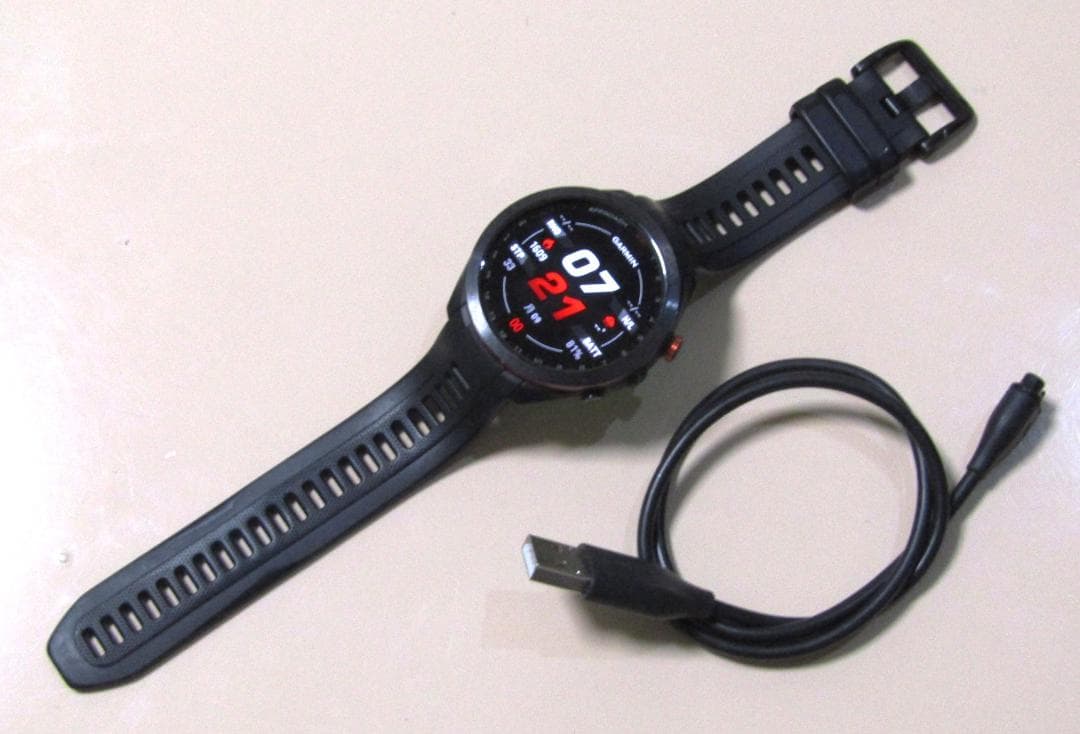 ゆーま 美品 ガーミン アプローチ S70 ブラック 47mm