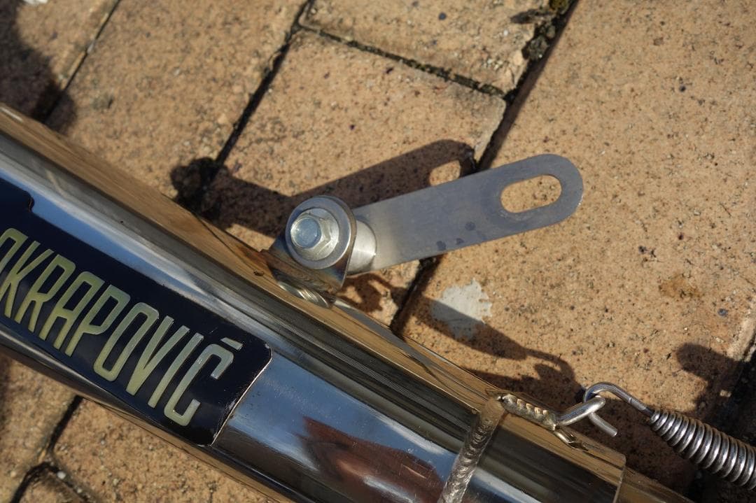 CB1000R　SC80 アクラボビッチ　ステッカチューン　ステンレス　メガホン