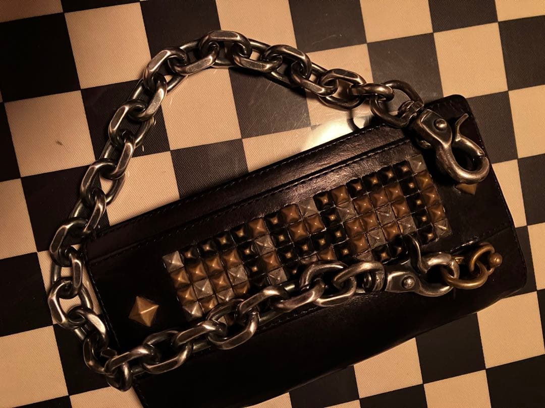 ブラス製　シルバーメッキ　ロングウォレットチェーン！新品未使用！harley