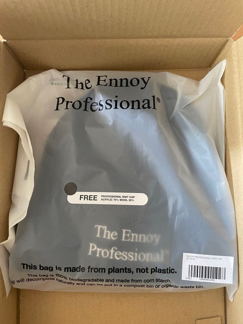 帽子 ENNOY PROFESSIONAL KNIT CAP (BLACK)