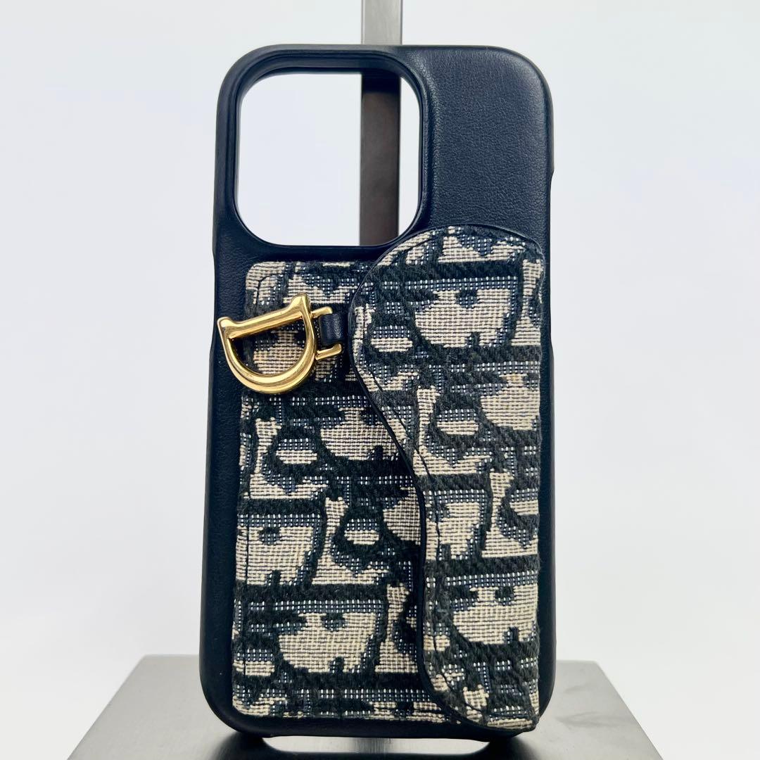 Dior クリスチャンディオール iPhoneケース14PRO オブリーク
