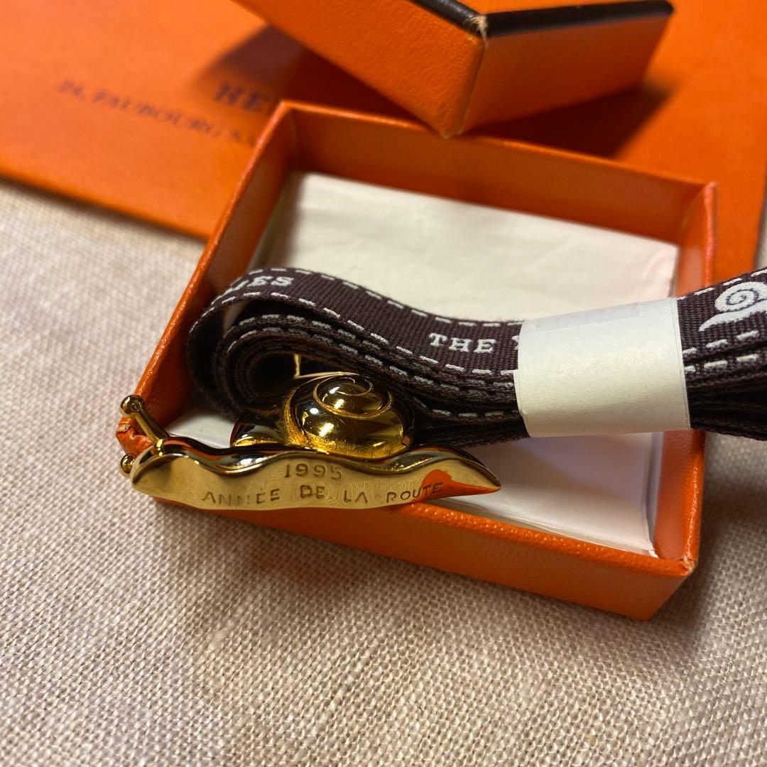 HERMES 1995限定　カタツムリ　カデナ　希少　お箱、リボン　ショッパー付
