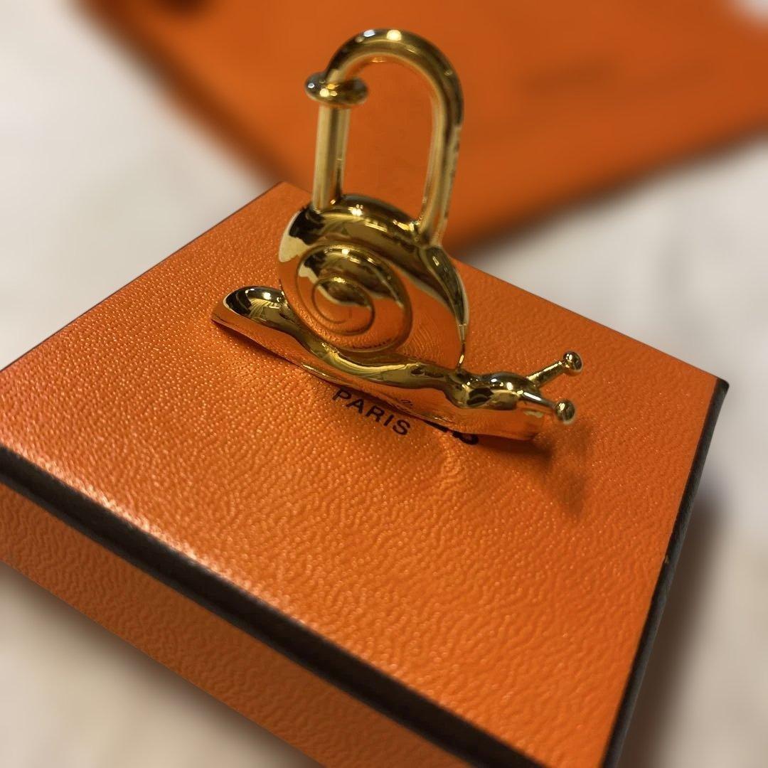 HERMES 1995限定　カタツムリ　カデナ　希少　お箱、リボン　ショッパー付