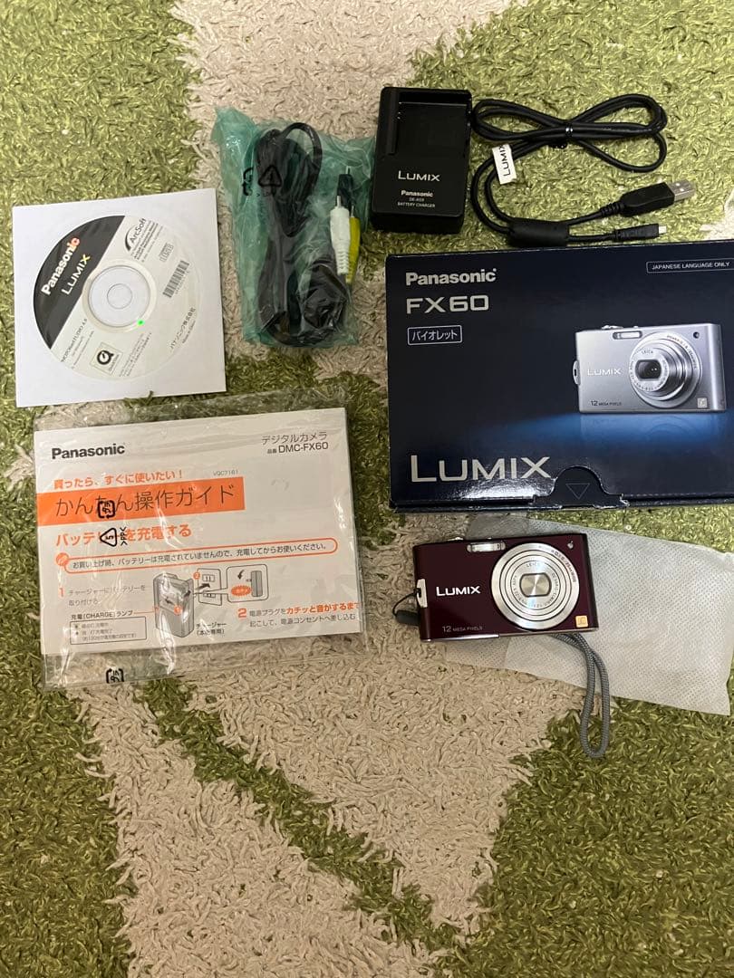 Panasonic LUMIX DM-FX60 コンデジ　人気　バイオレット