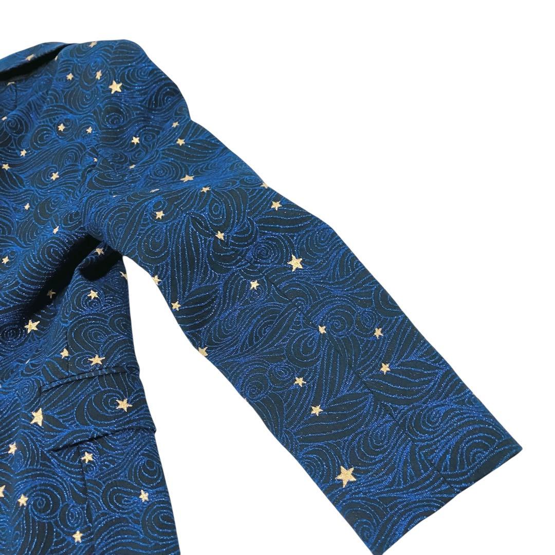 美品✨大きいサイズ ESACDA テーラードジャケット ブレザー 星 スター