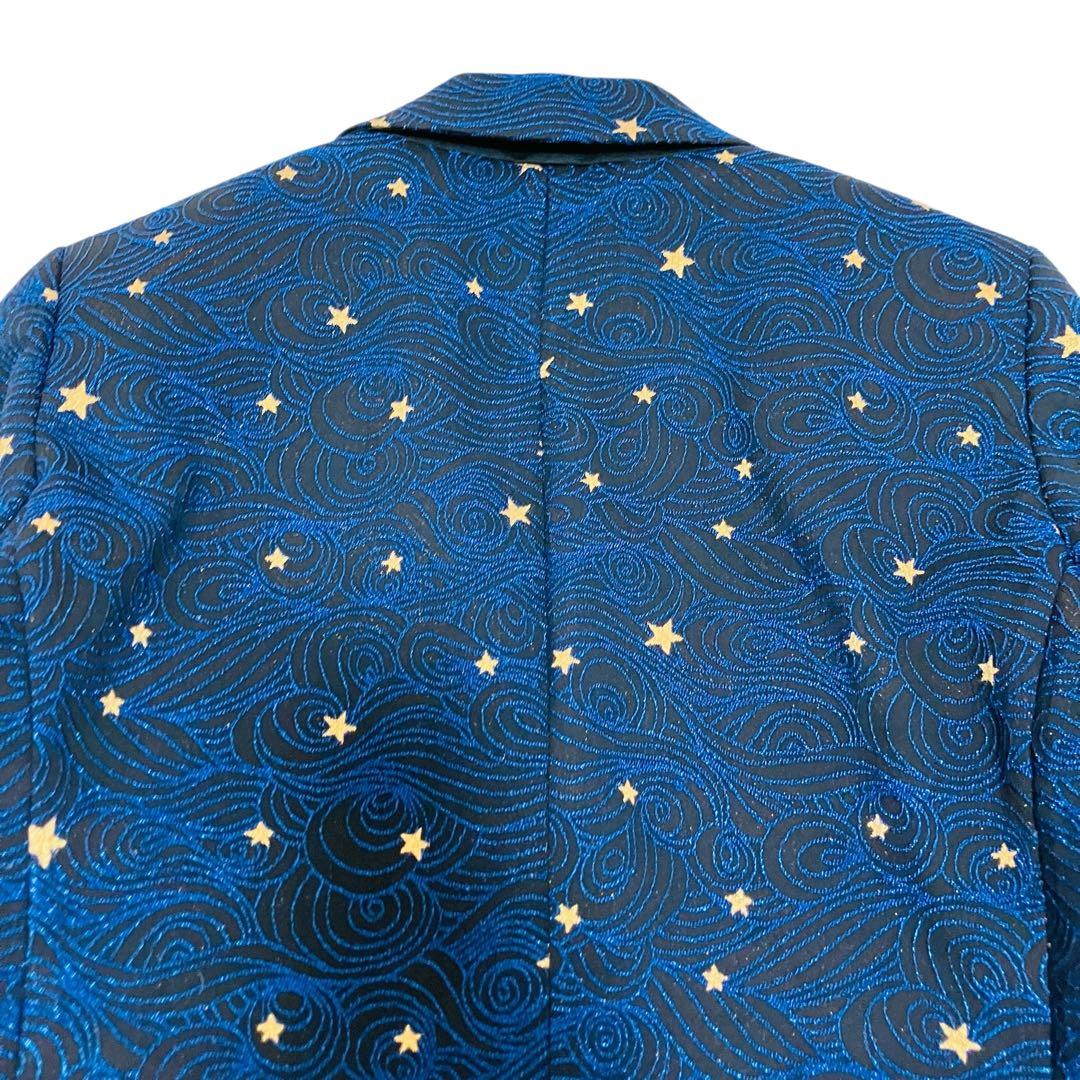 美品✨大きいサイズ ESACDA テーラードジャケット ブレザー 星 スター
