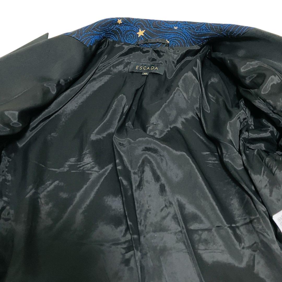 美品✨大きいサイズ ESACDA テーラードジャケット ブレザー 星 スター