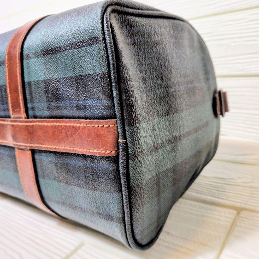 ポロ ラルフローレン ボストンバッグ PVC タータンチェック POLO