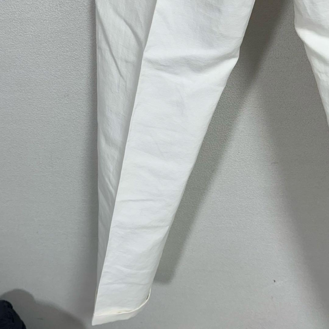 ブルックスブラザーズ 麻 リネンスラックス チノパン W33 白 ホワイト