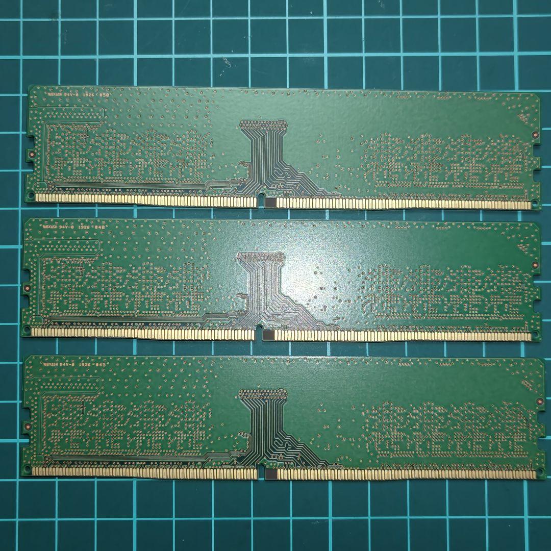 PC4-2666V 8GB ディスクトップ 用メモリ 3枚組 合計48GB