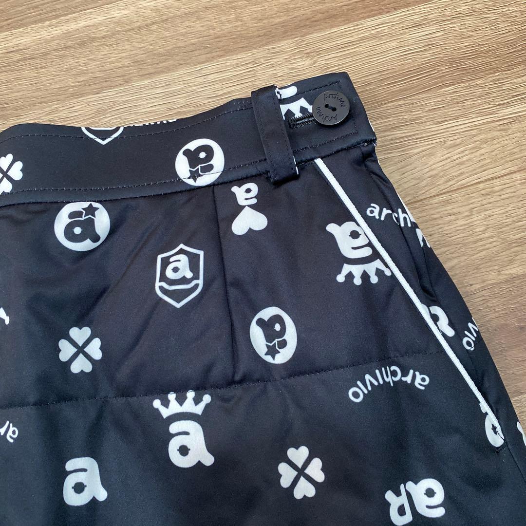 美品♡アルチビオ♡スカート♡ブラック♡ホワイト♡中綿♡S