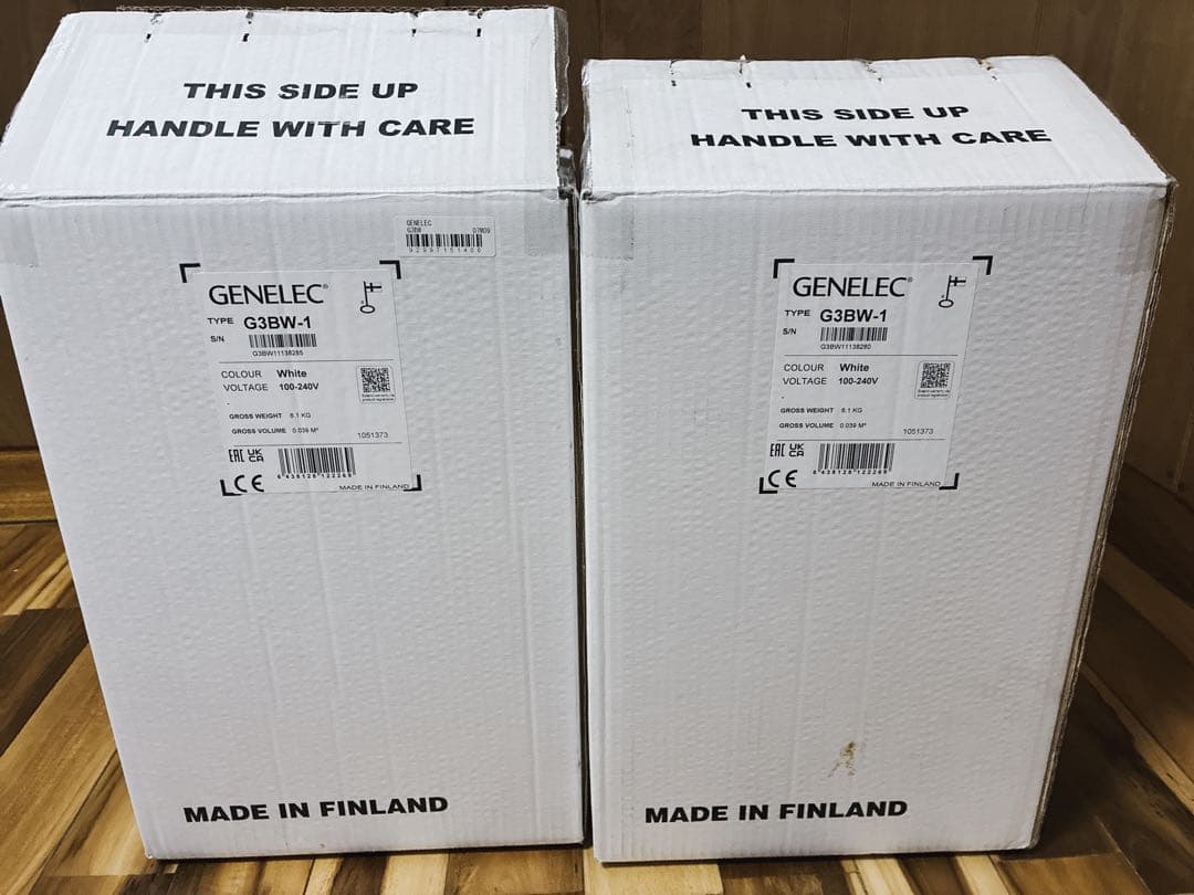 GENELEC G THREE ペア アクティブスピーカー RAW 超美品