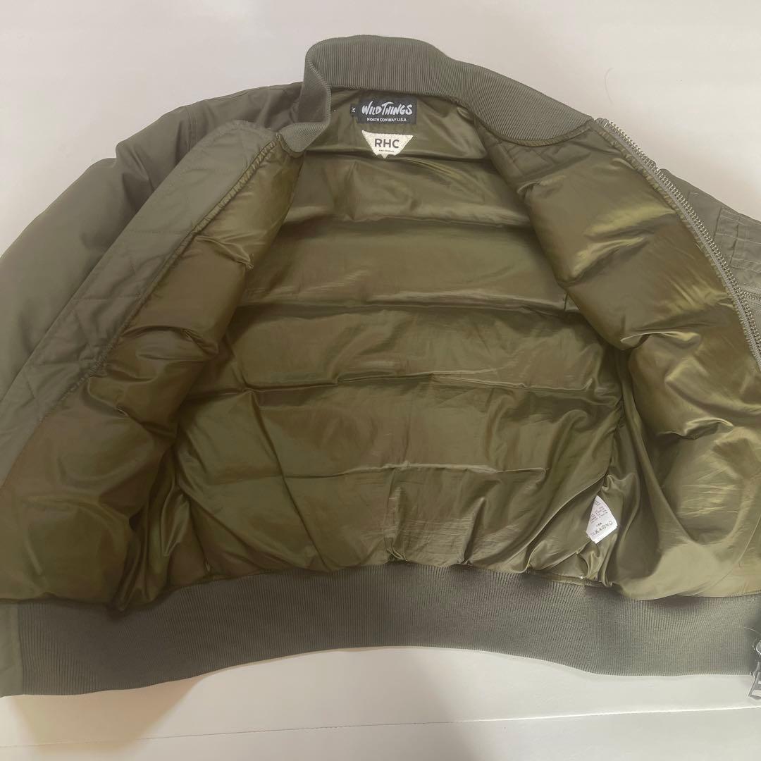 RHC×WILD THINGS,別注,ダウン,MA-1