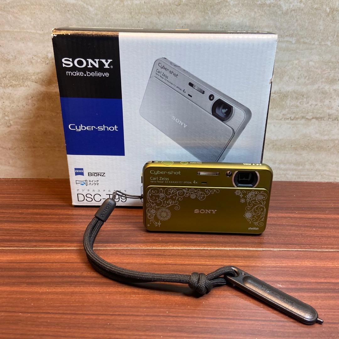 SONY Cyber−Shot T DSC-T99(B) デジカメ 5501