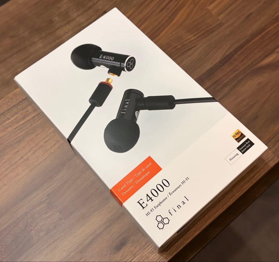 final E4000 + おまけmmcxケーブル 2m