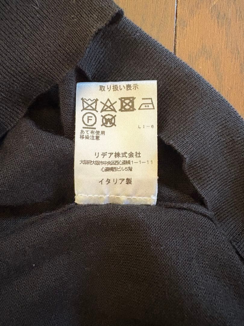 クルチアーシルク カシミア ニット ブラック サイズ44 Cruciani