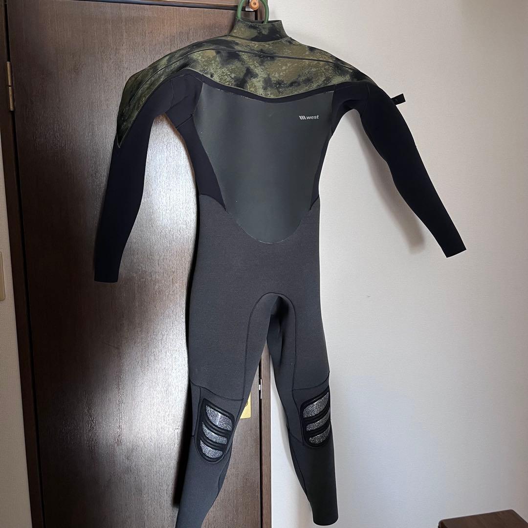 Wetsuit 5×3ブラック・カモフラージュ セミドライスーツ