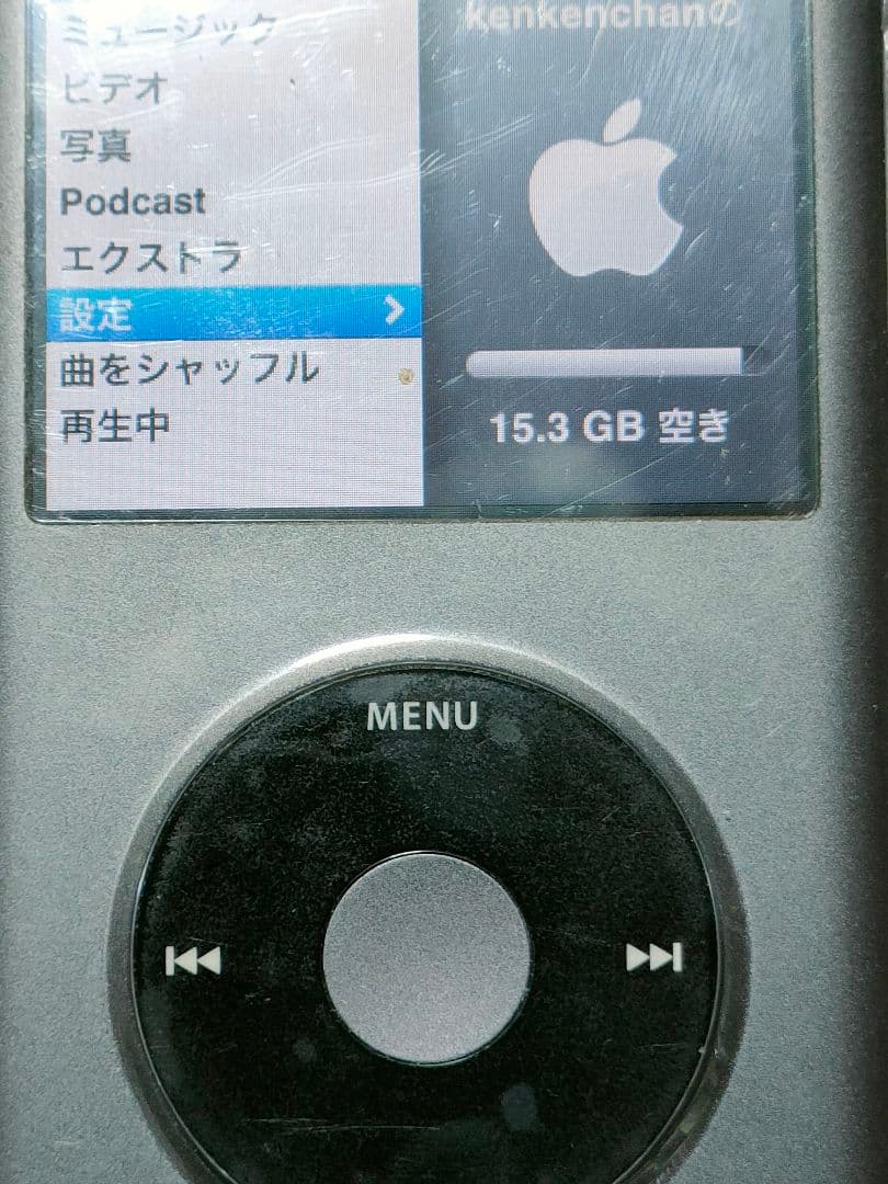 Apple iPod Classic 160GB バッテリーほぼ新品完動品