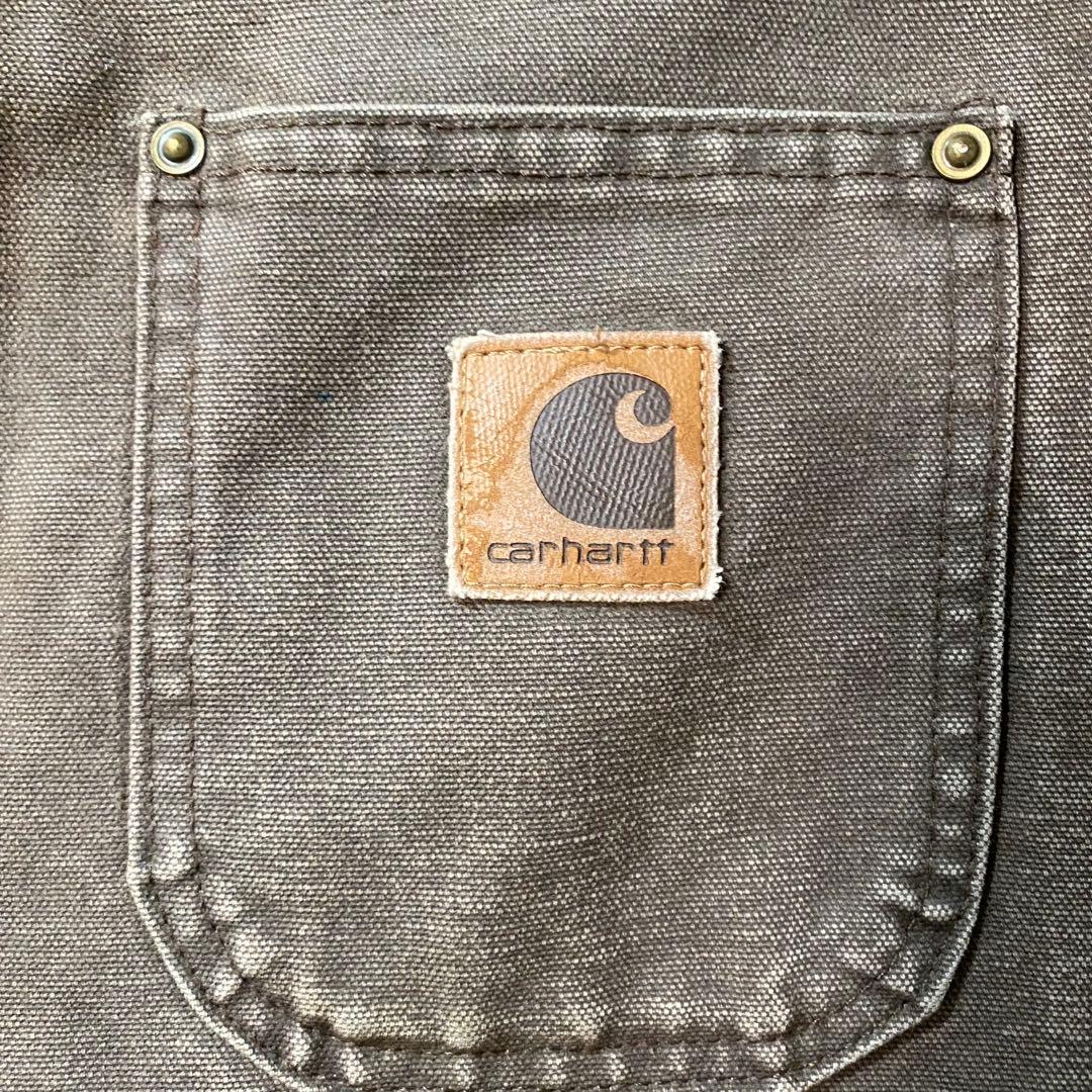 Carhartt ミシガンチョアコート USA製 ブラウン フェード