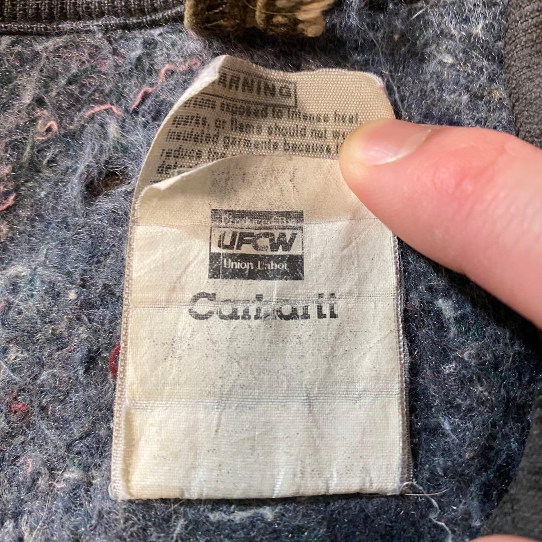 Carhartt ミシガンチョアコート USA製 ブラウン フェード