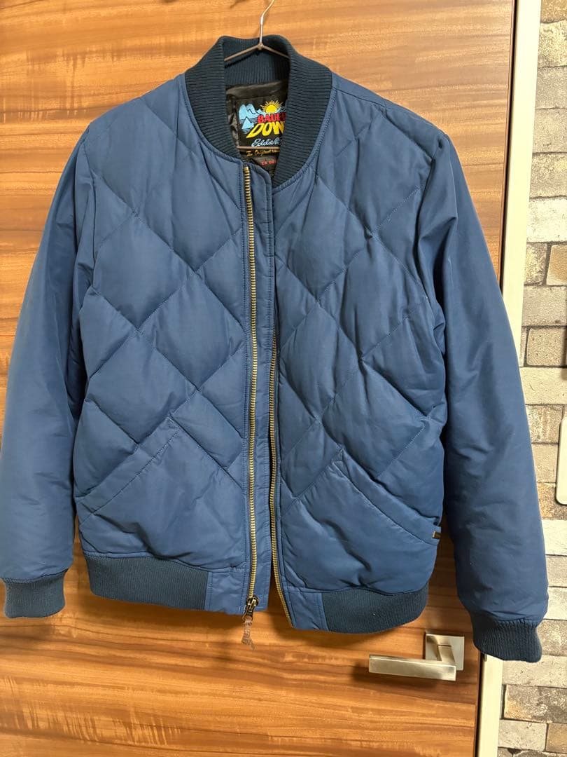 Eddie Bauer Bauer スカイライナーM ブルーダウンジャケット
