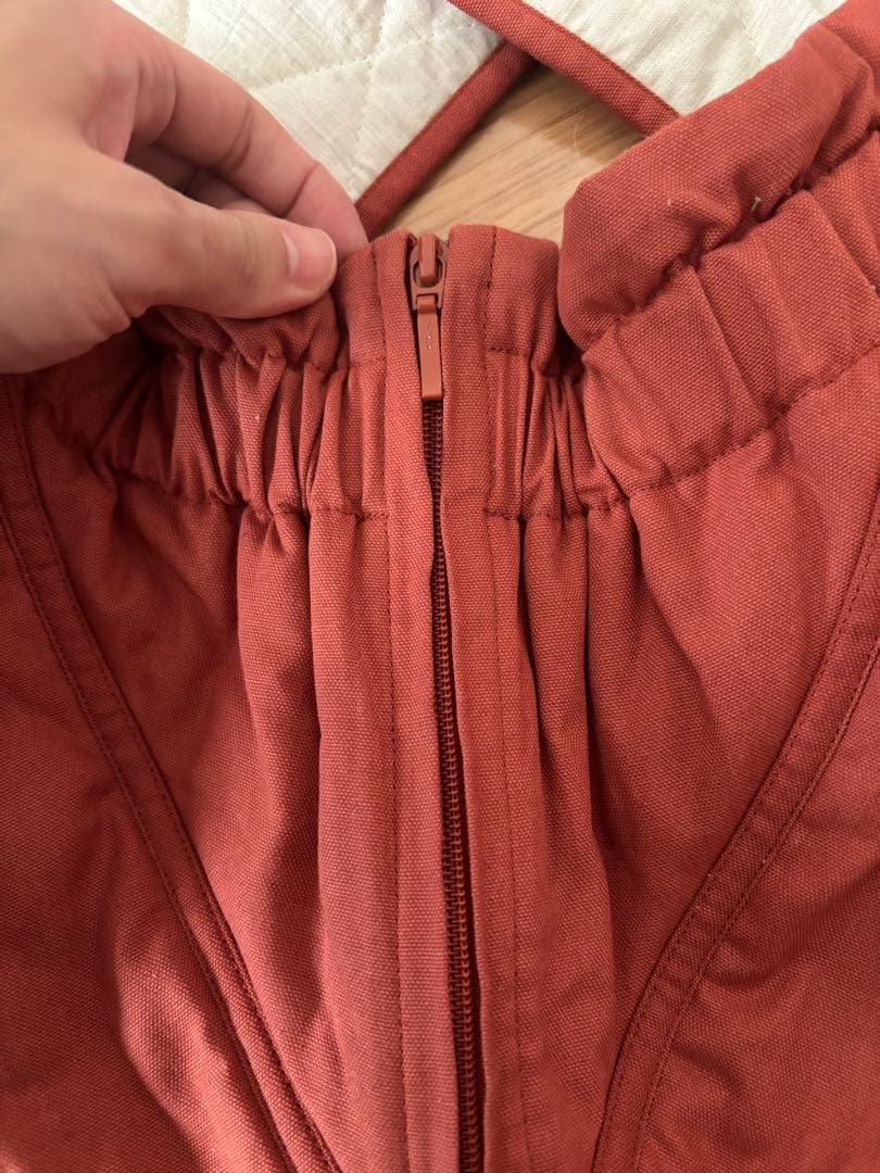 2,3度使用のみ♡エアリコ抱っこ紐 プレミアム　レンガ サイズ1よだれパッド付き