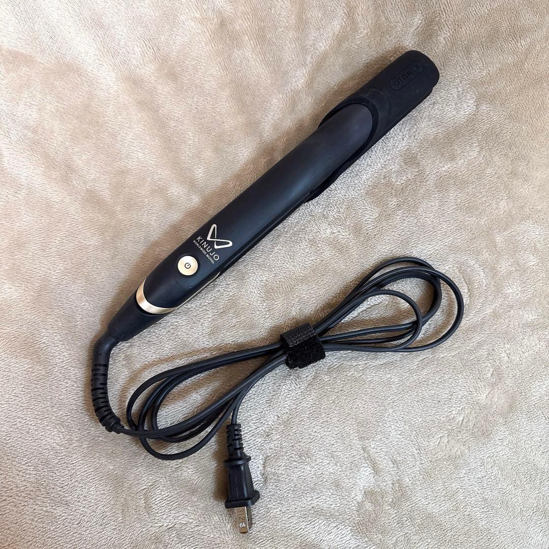 絹女 キヌージョ KINUJO ストレートアイロン black 完動品