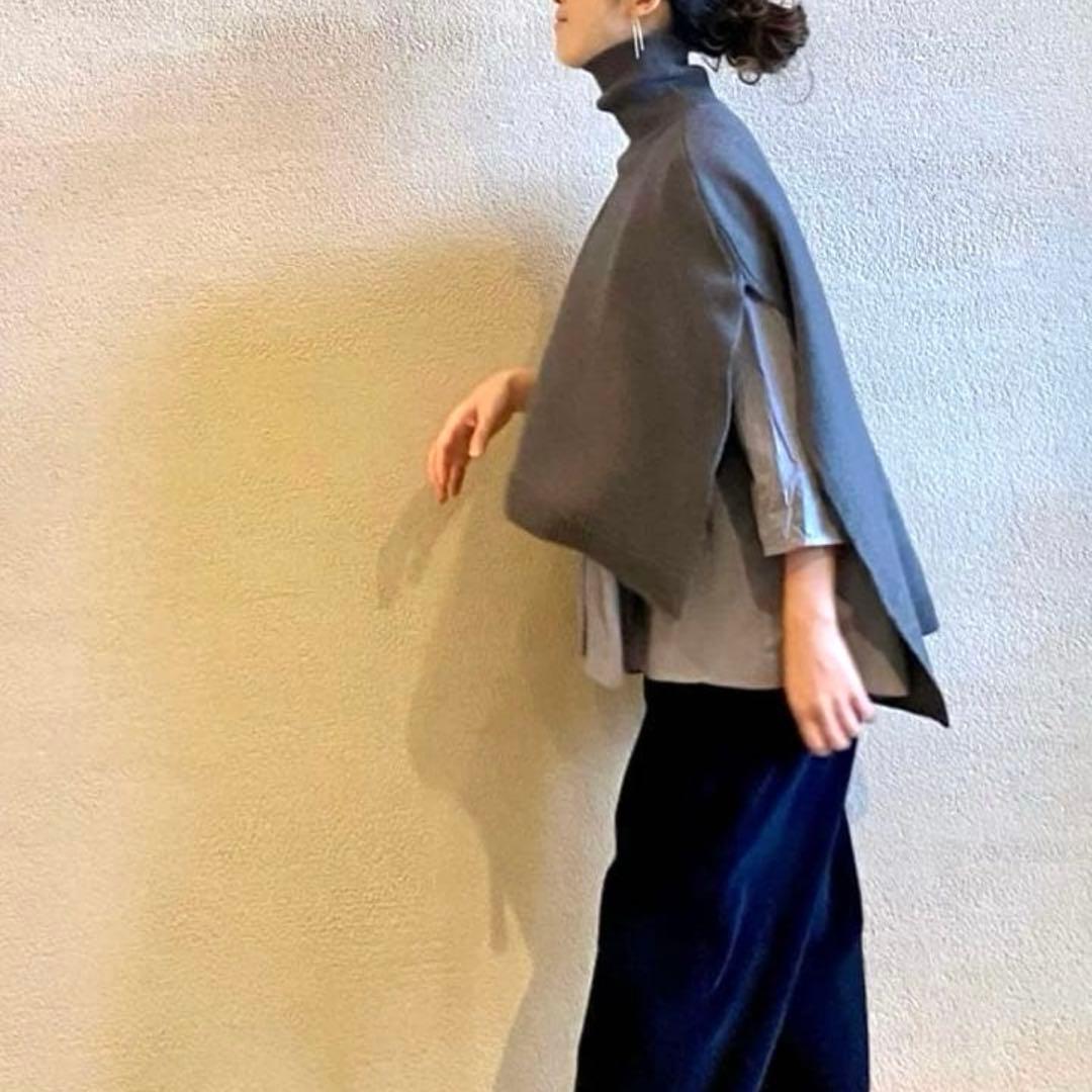 ジャーナルスタンダードラックス ライトジャージー タートルポンチョ