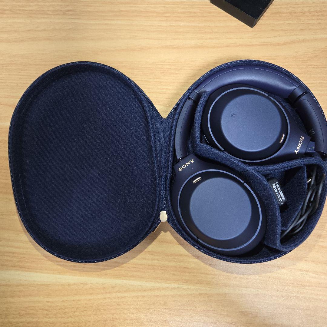 SONY WH-1000XM4 ミッドナイトブルー ケース付