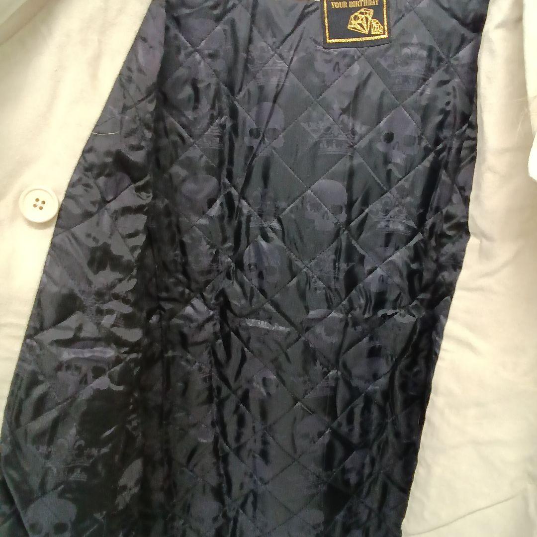 【新品タグ付き】d.i.a ベージュ ファー付きダブルブレストコート