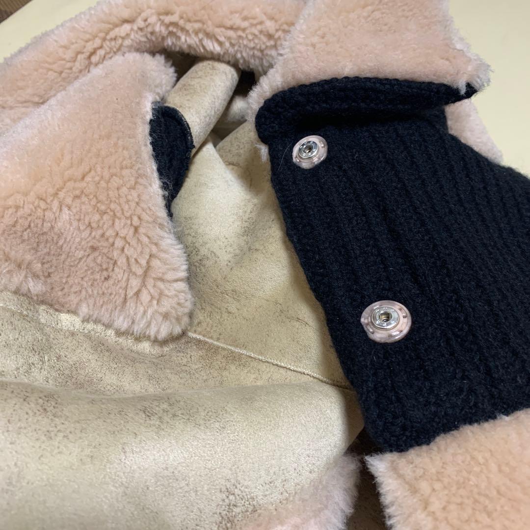 テディベアエコファー ロングコート