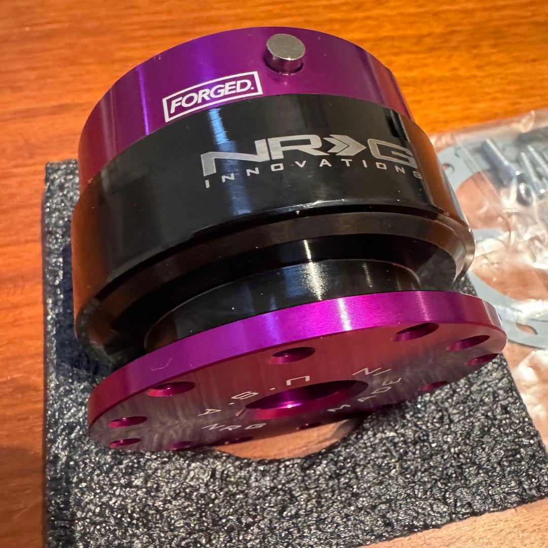 NRG クイックリリース　アメリカ製　初期モデル　正規品　紫色