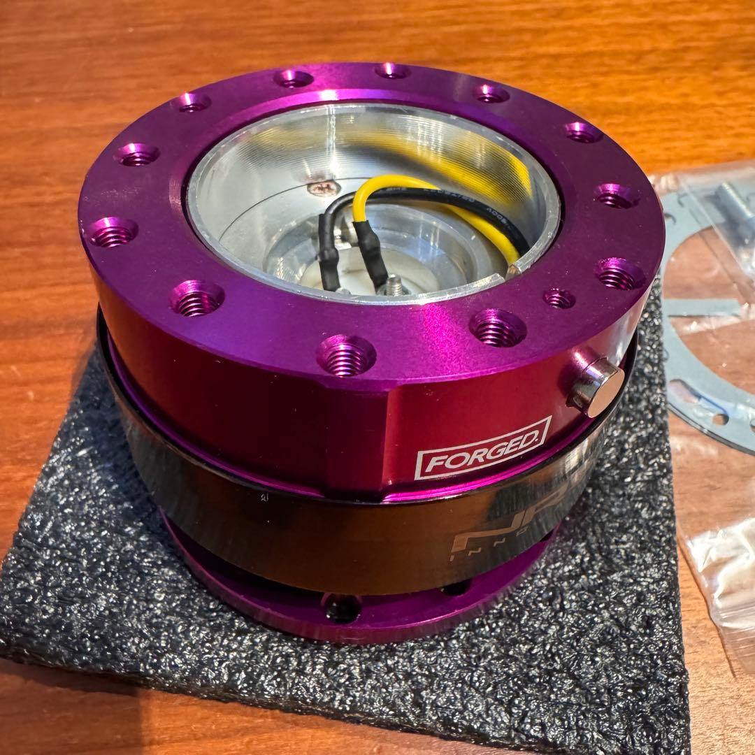 NRG クイックリリース　アメリカ製　初期モデル　正規品　紫色