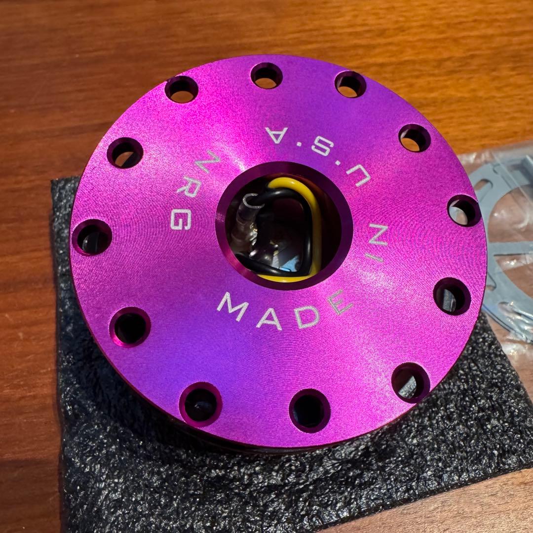 NRG クイックリリース　アメリカ製　初期モデル　正規品　紫色