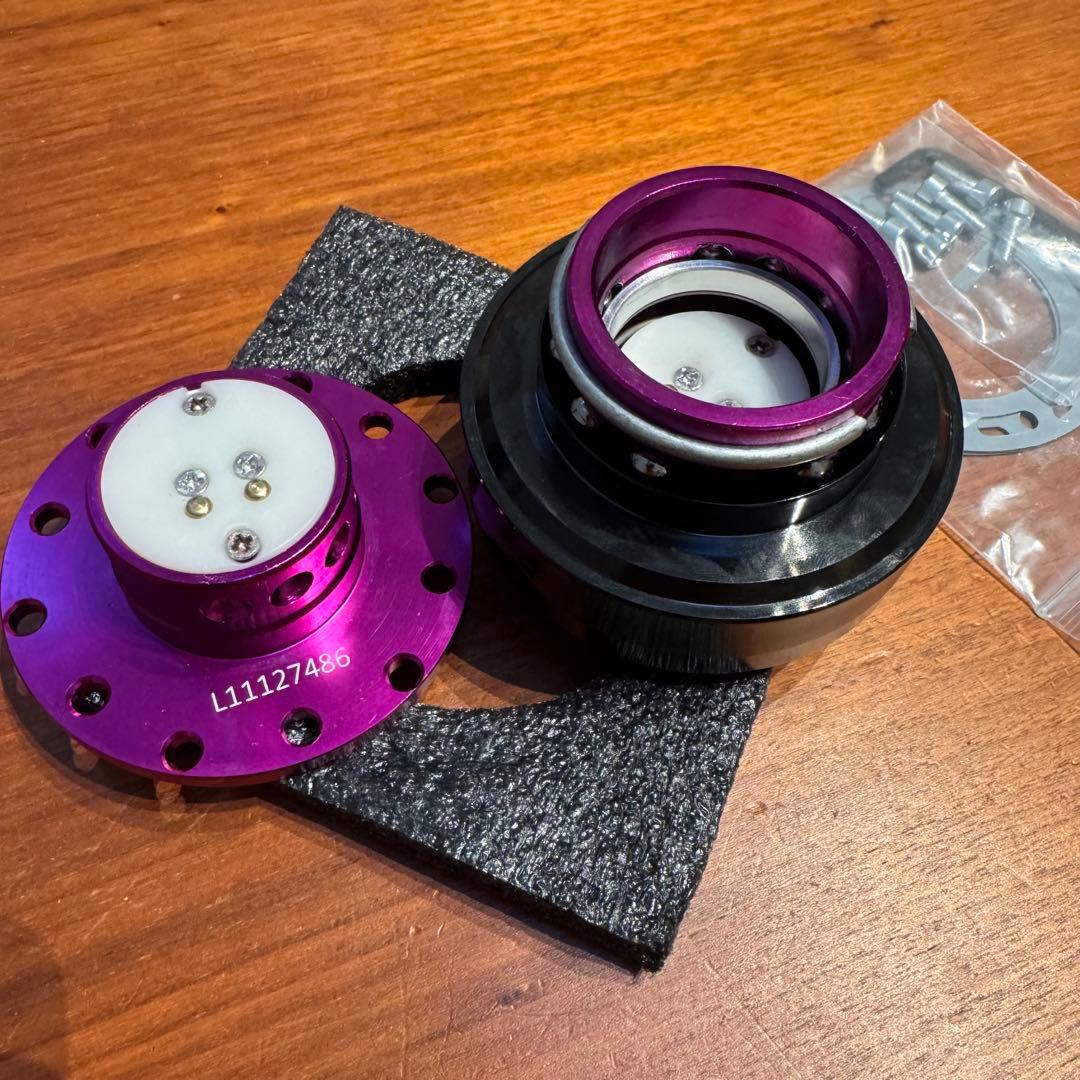 NRG クイックリリース　アメリカ製　初期モデル　正規品　紫色