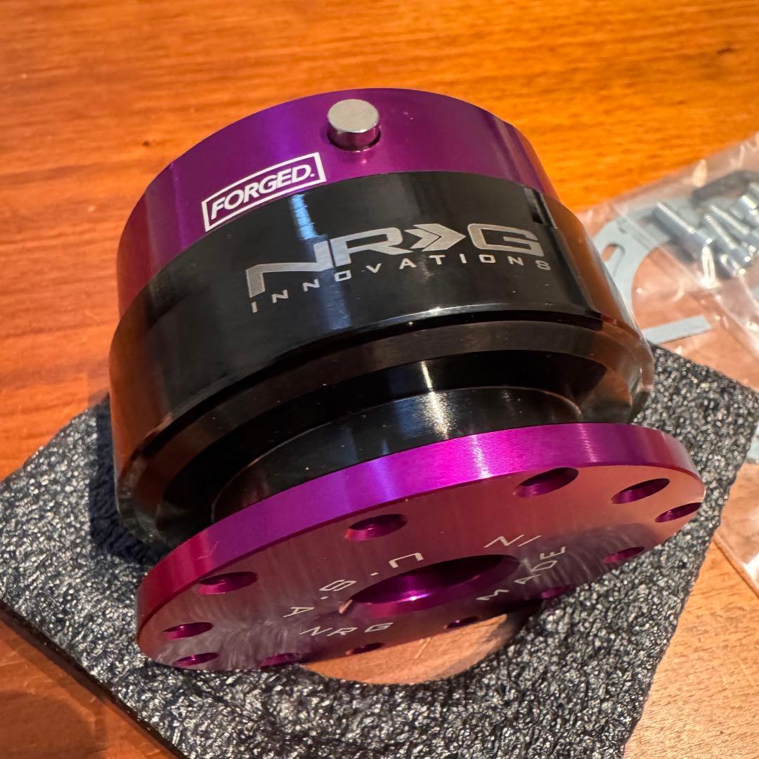 NRG クイックリリース　アメリカ製　初期モデル　正規品　紫色