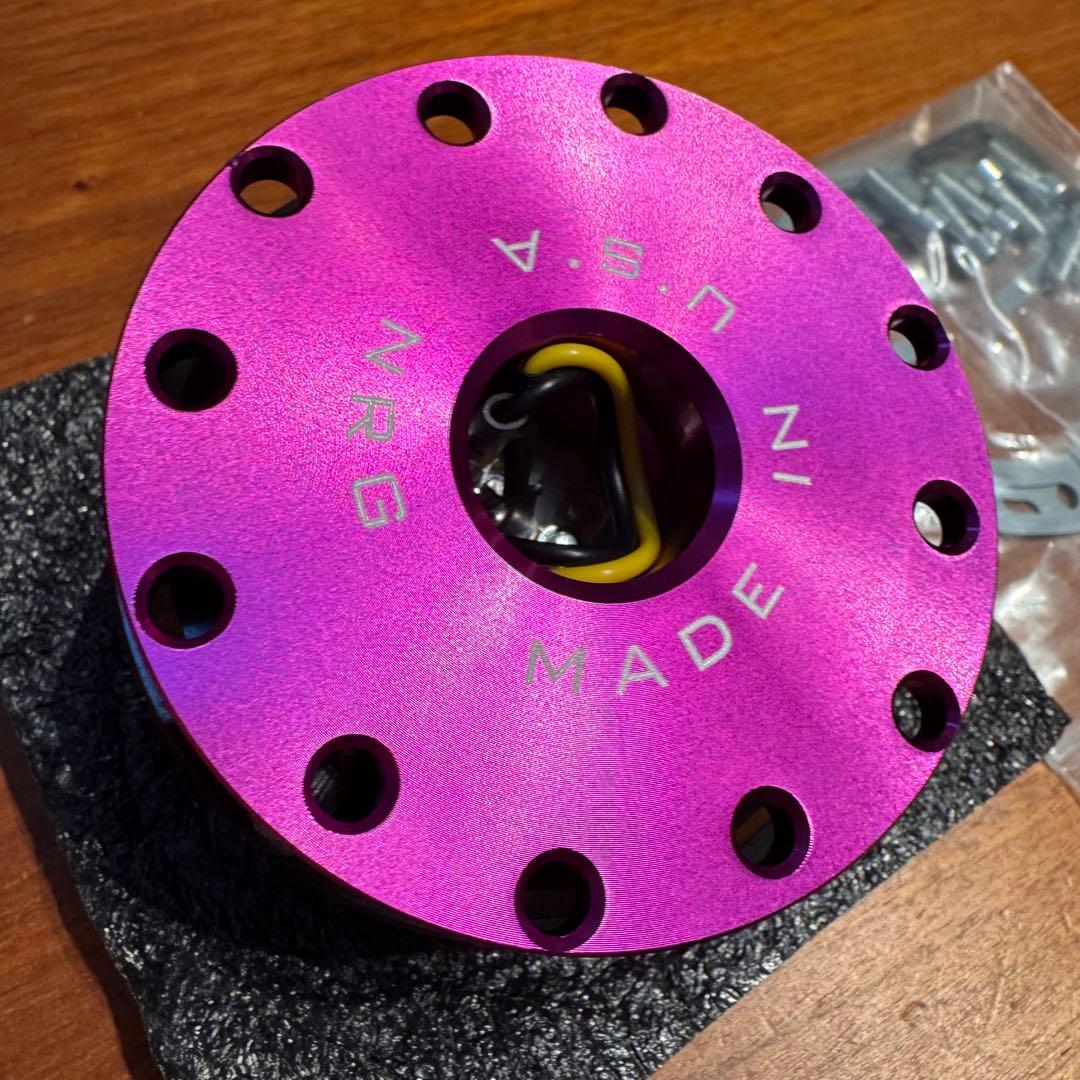 NRG クイックリリース　アメリカ製　初期モデル　正規品　紫色