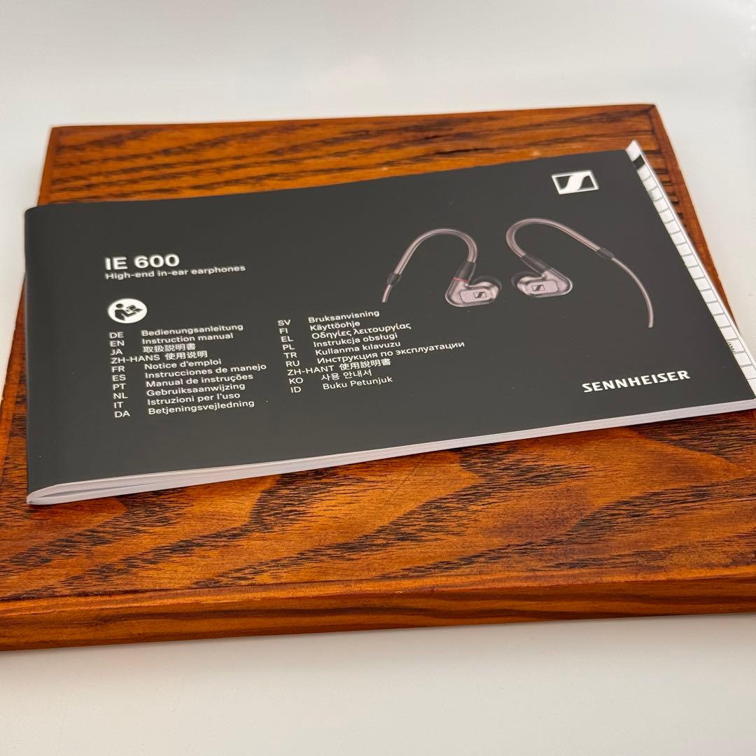 【ゼンハイザー IE 600】高音質イヤフォン（美品・中古）