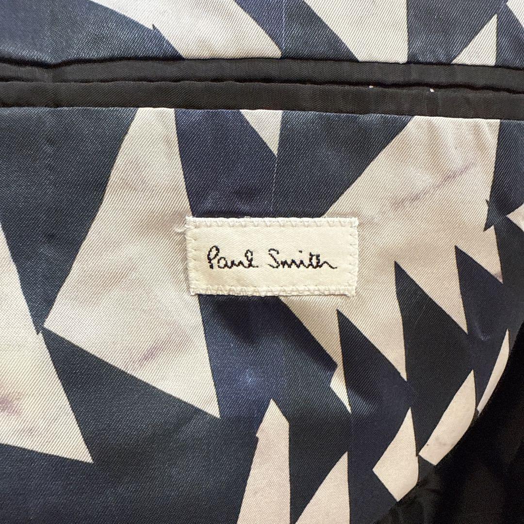 【極美品】ポールスミス テーラードジャケット 幾何学模様 グリーン M