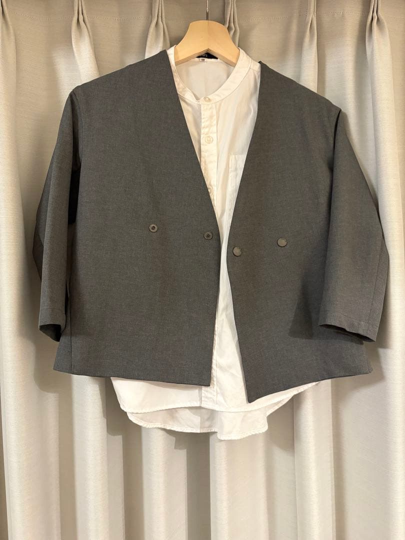 MOUNTEN.セットアップ　SHIPSノーカラーシャツ