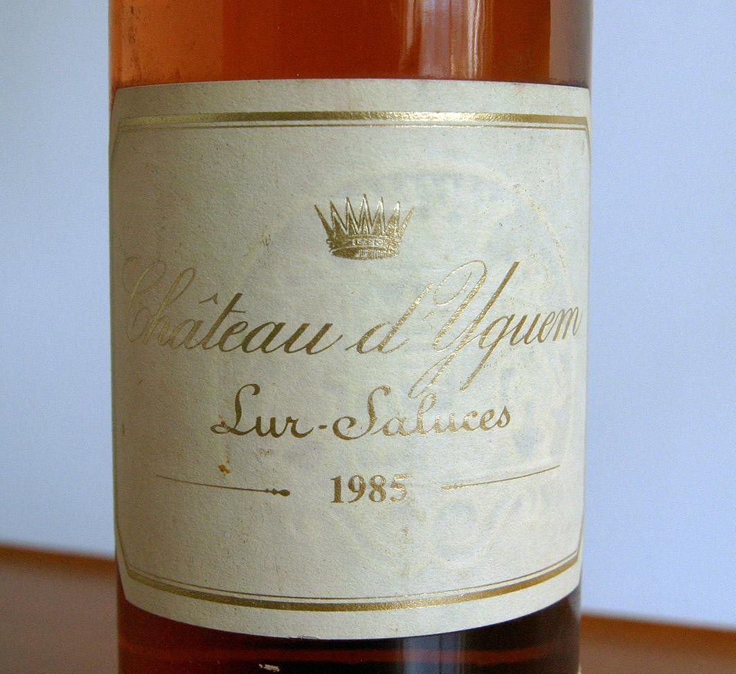 シャトー・ディケム　1985