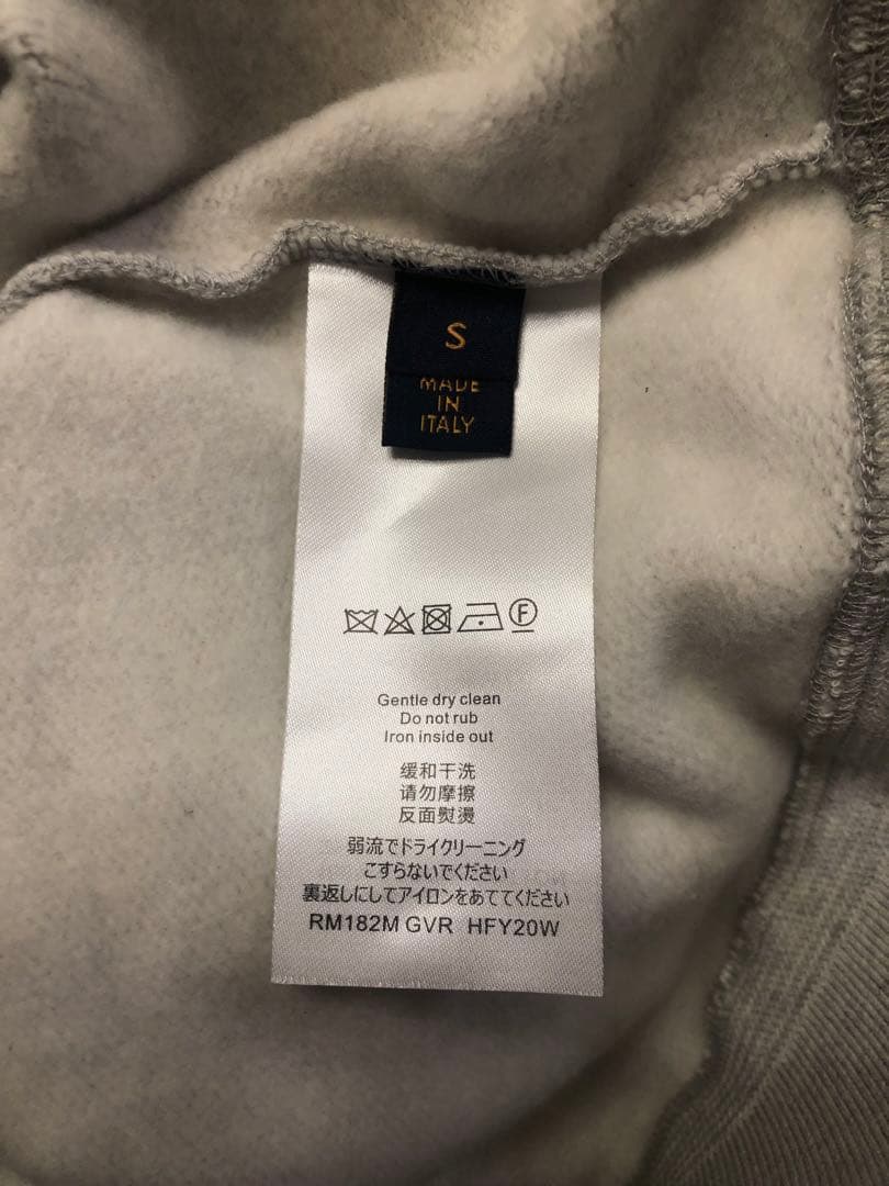 希少 ルイヴィトン 本物 アップサイドダウン ロゴ クルーネック スウェット