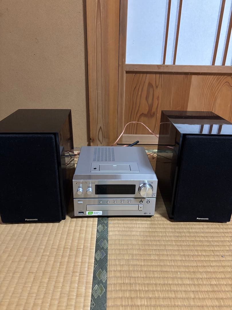 Panasonic ミニコンポ 音出し確認済 sa-pmx9