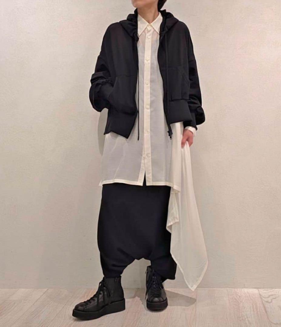 REGULATION Yohji Yamamoto 段違いフーディー
